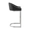 Armen Living Atherik Bar Stool in Brushed Stainless Steel with Black Faux Leather 840254335813 - alternate 8